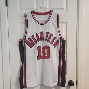 Dream Team USA Clyde Drexler Custom Autographed Jersey